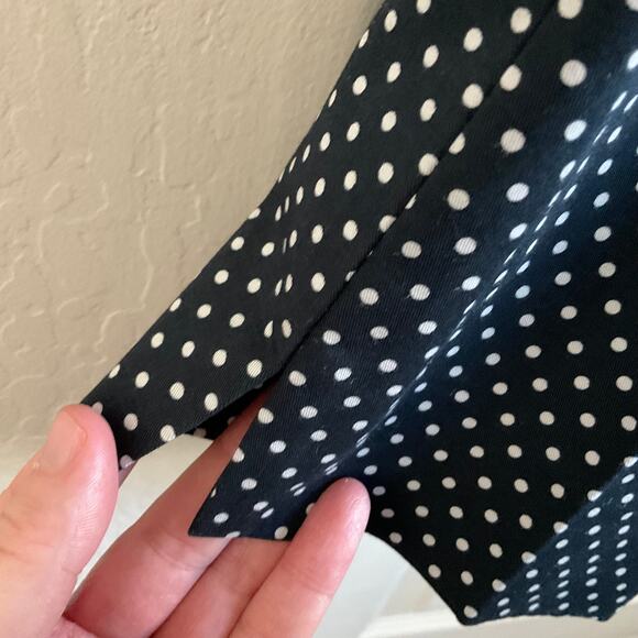 Ann Taylor Cambridge Crop Polka Dot Preppy Dress Pants - Size 12 - NEW - Picture 2 of 7